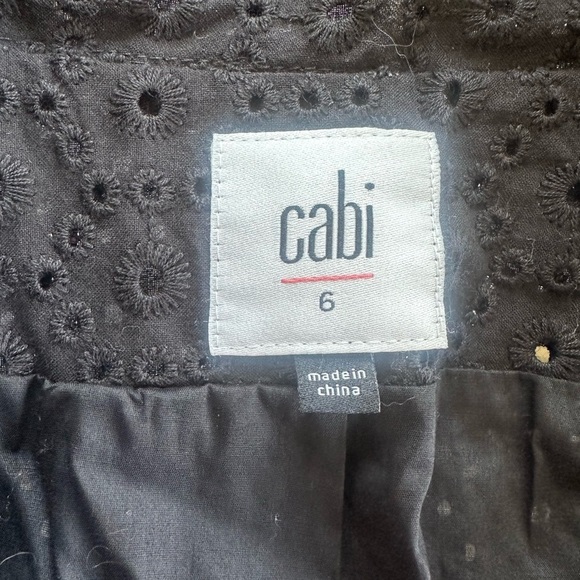 Flamenco Jacket- Black Eyelet Lace L/S Sz 6 Cottagecore Romantic Feminine Career - Picture 11 of 11